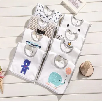 

Hot Baby Bib Towels Baby Bibs Square Terry Newborn Wear Infant Clothes 0-36 Months Cartoon Baby Accessories Bibs & Burp Cloths