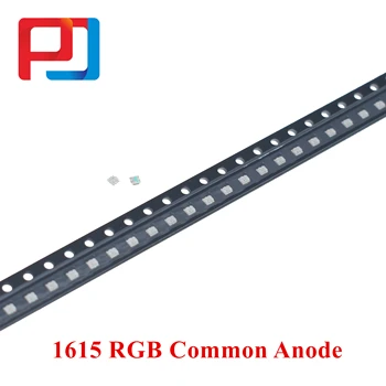 

500PC/Lot SMD 0603 0606 1615 1616 RGB Full Color 0805 Red/Green/Blue Common Anode Led XIASONGXIN LIGHT 1.6*1.6*0.6 mm LED Diode