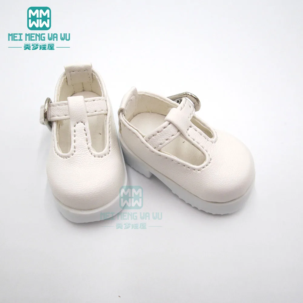 5 см* 2,6 см 1/6 BJD кукольные туфли маленькая девочка модная обувь черный, белый, коричневый для YOSD MYOU кукла