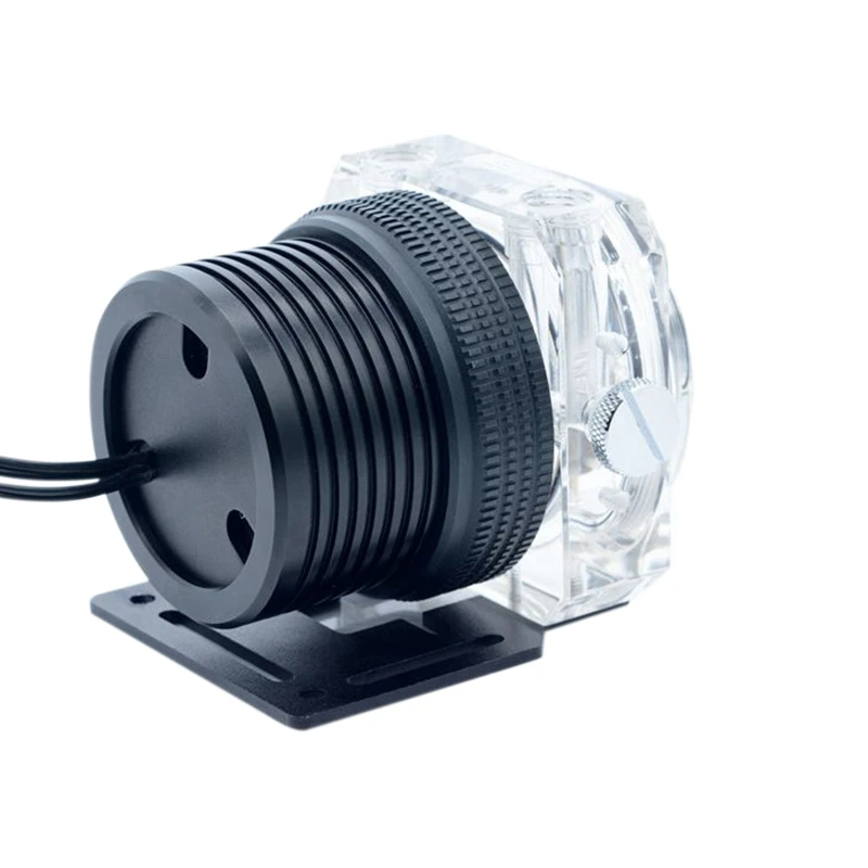 

FREEZEMOD Domestic D5 PC Water Cooler Pump Metal Armor Set Magnetic Suspension Transparent PWM RGB AURA Water Cooling