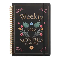 Bureau décoratif de Type 2022, 1 pièce, carnet d'utilisation du calendrier, pour la planification 