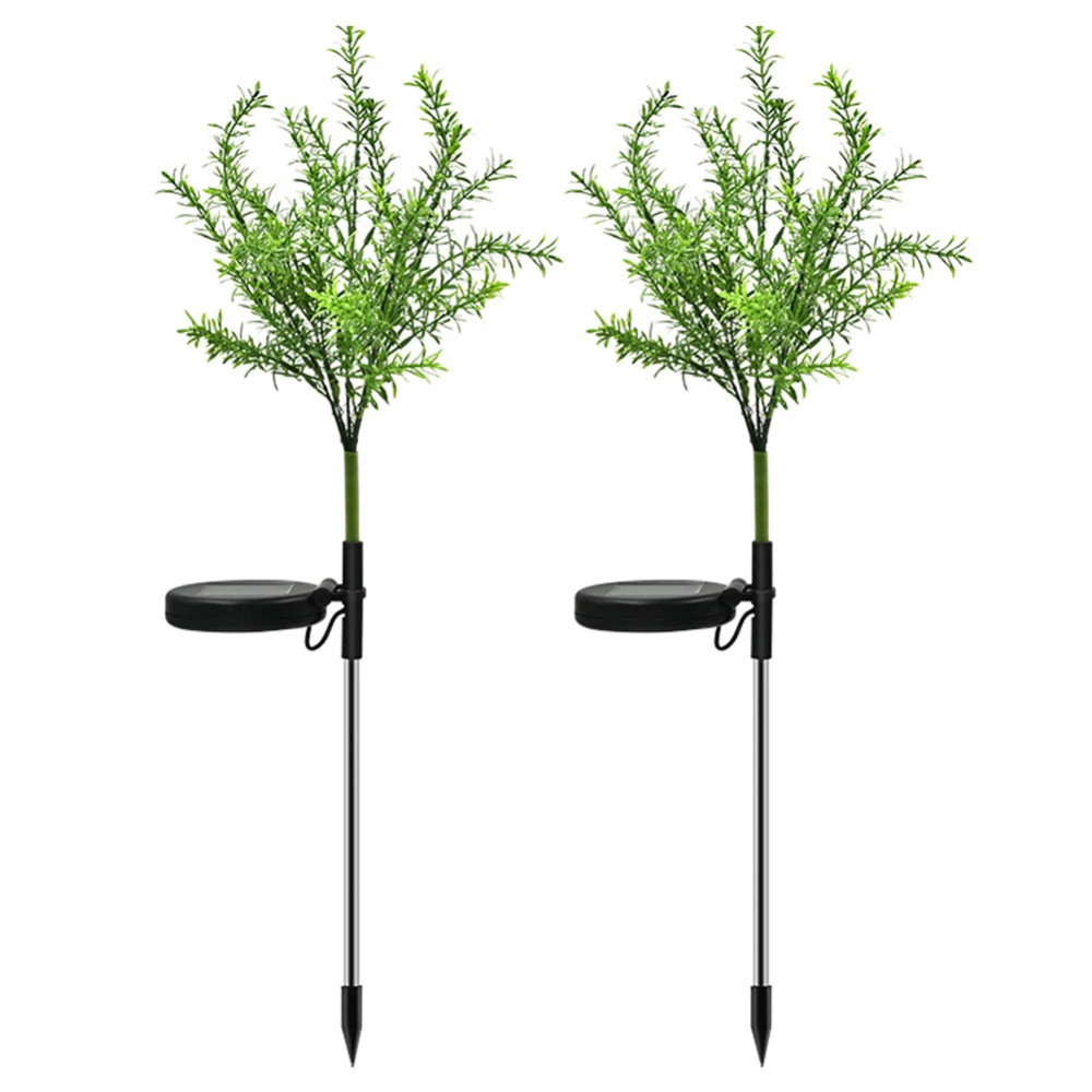 

2pcs Solar Christmas Tree Lights Led Party Lights Ambient Lights Christmas Decoration Garden Solar Pathway Lamp