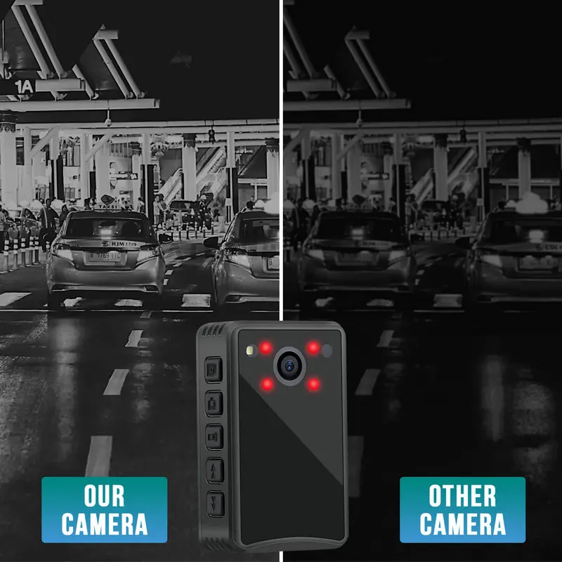 Câmera do Corpo da Polícia Câmera de Segurança Aplicação da Lei Vídeo Visão Noturna Wearable Mini Filmadoras 14 Horas Gravação A23 1080p Dvr ir - Image 6
