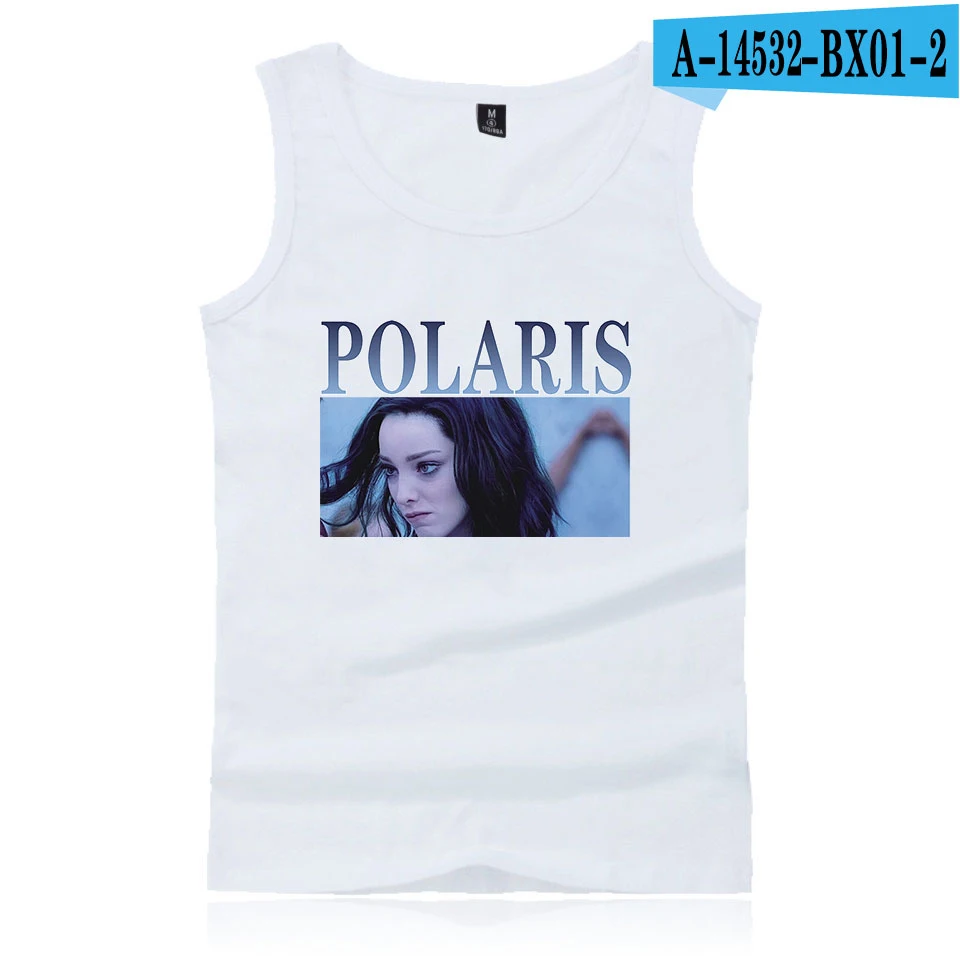 Polaris 2D летний топ на бретелях с принтом s повседневная без рукавов Женская и мужская одежда горячая Распродажа топ на бретелях Kpops плюс размер - Цвет: White