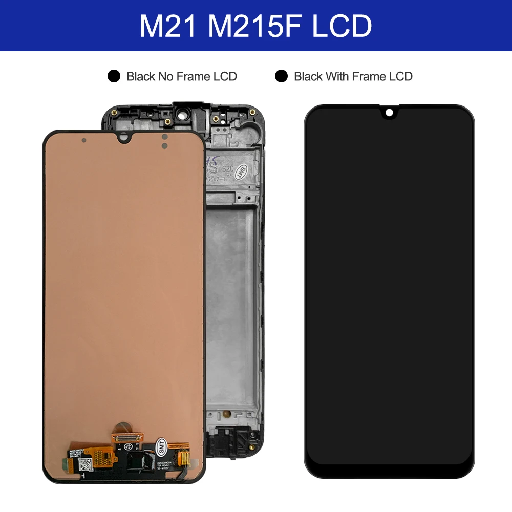 6 4 Lcd Display For Samsung Galaxy M21 Lcd Display Screen Digitizer Replacement For Samsung M21 M215 M215f Ds Lcd Mobile Phone Lcd Screens Aliexpress