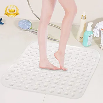 

Hot Non-Slip Shower Mat Bath Shower Mat Home Floor Mat Door Mat Anti Skid Rubber Bath Mat With Massage Ball Bathroom Accessories