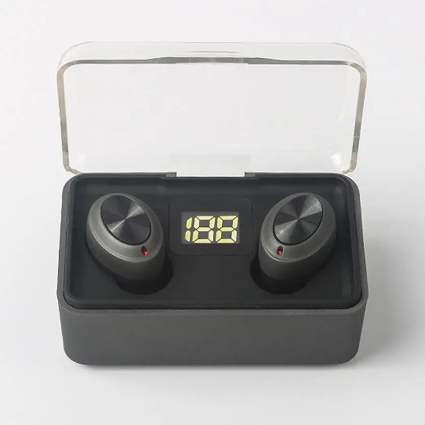 

TWS Bluetooth 5.0 True Wireless Charging Earbuds With Dual Mic Noise Canceling HiFi 6D Bass Gaming Headset Touch Control