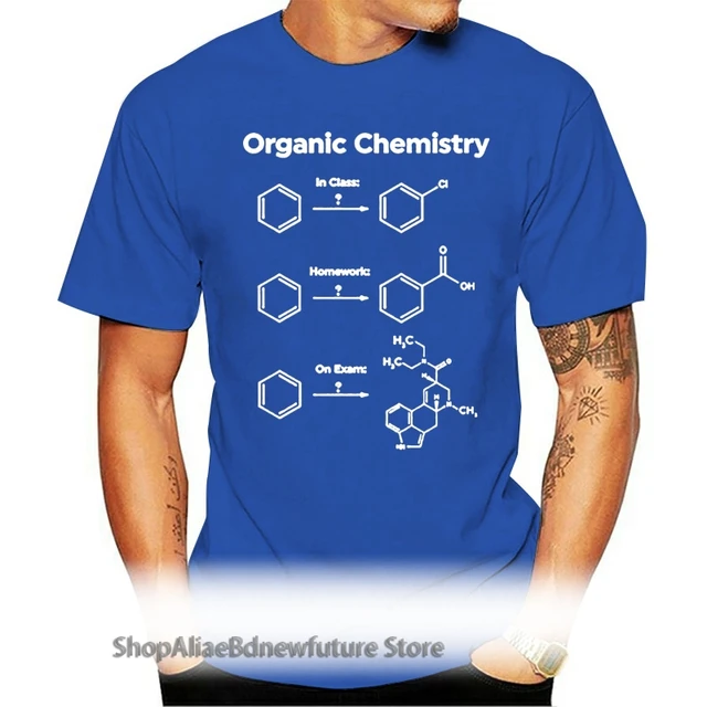 Men tshirt Funny Organic Chemistry T Shirt Gift for Women Men Classic T  Shirt Printed T Shirt tees top|T-Shirts| - AliExpress