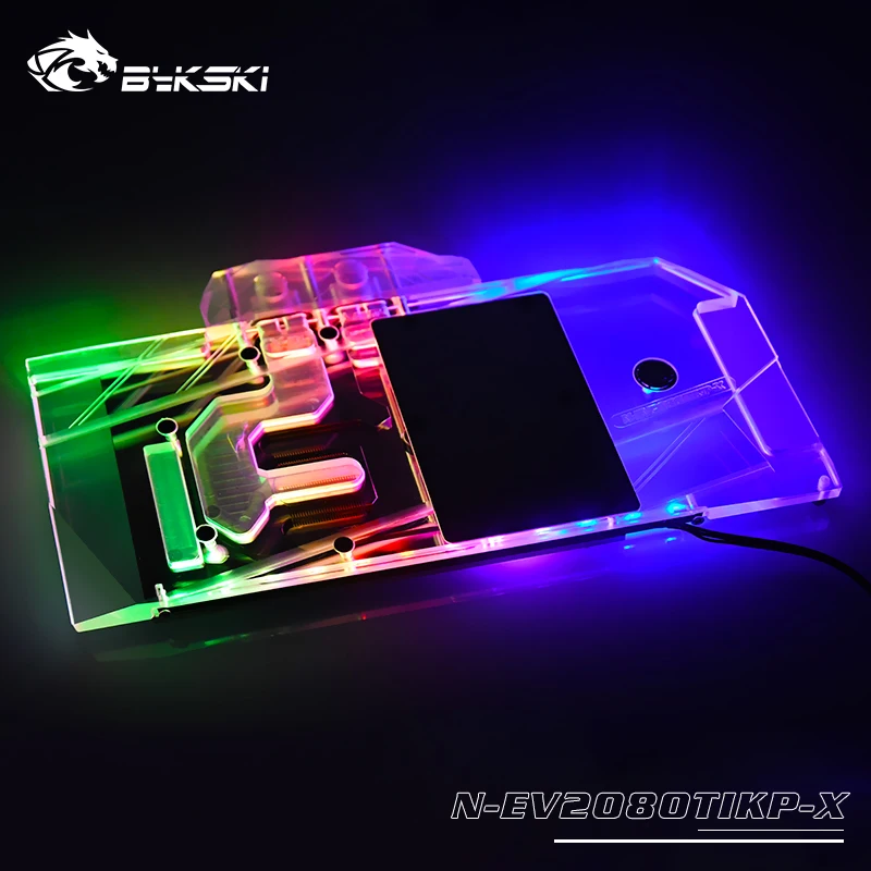 ^*Best Offers Bykski Water Block use for EVGA RTX 2080TI KINGPIN / Full Cover Copper Radiator Block/3PIN 5V A-RGB / 4PIN 12V RGB