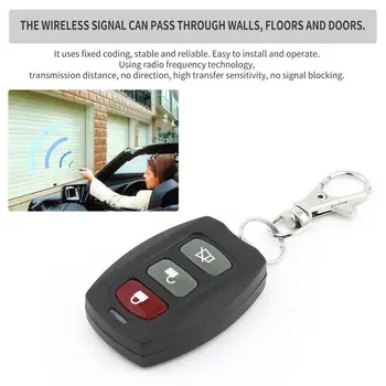 

3 Channels Car Key Remote Control Car Key Adjustable Frequency Electric Garage Door
