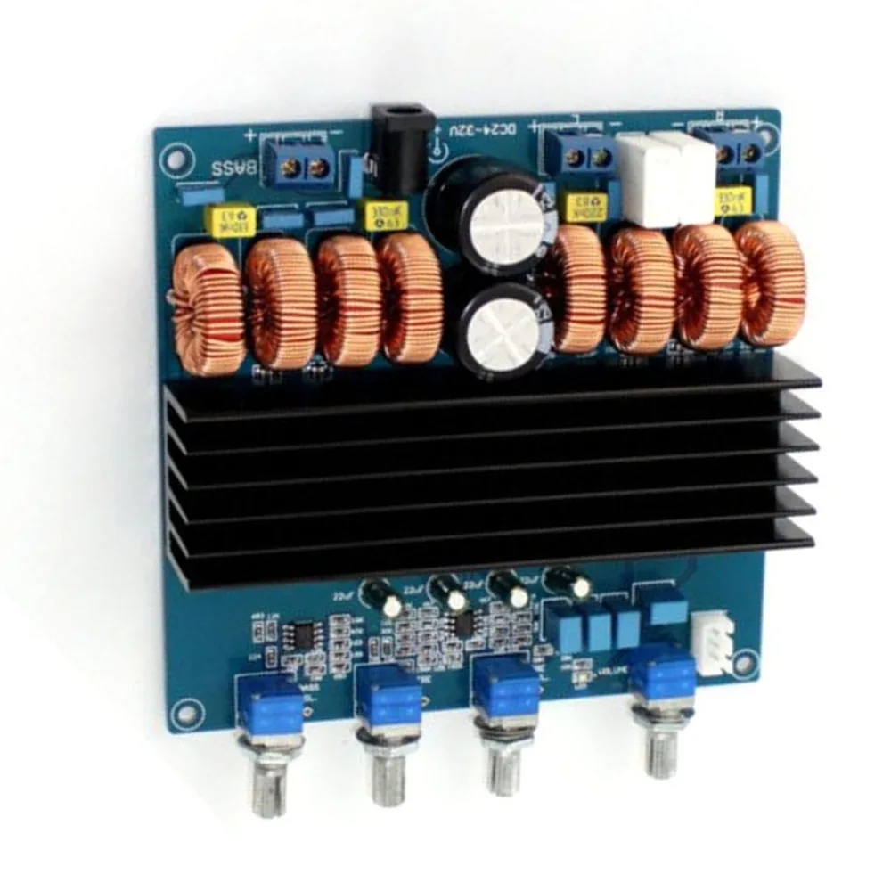 TDA7498 Amplifier Module 2.1 Channels 200W+100W+100W 4ohm Class D Amplifier Board+ Tone Adjusted PCB Board
