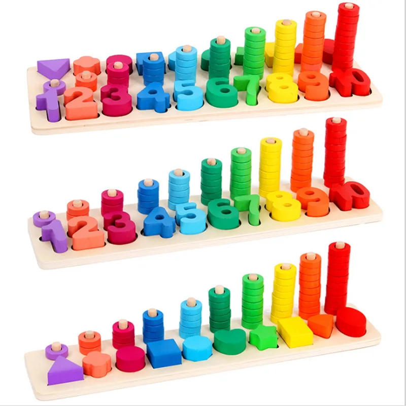 

Children Early Childhood Learning with Numbers Toy Educational Teaching Aids Kindergarten Mathematics Logarithmic Anti-smashing