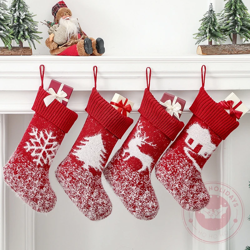 Christmas Stocking Candy Bag, Xmas Gift Sack,