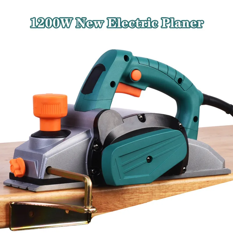 1200W Portable electric planer carpenter Household multi-function electric planer planer Woodworking tool electric tool