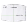 5/10/20/50/100PCS PM2.5 Mask Filter Paper 5Ply Dust Mouth Face Mask Carbon Cotton Disposable Protective For Adult Kids Child 5