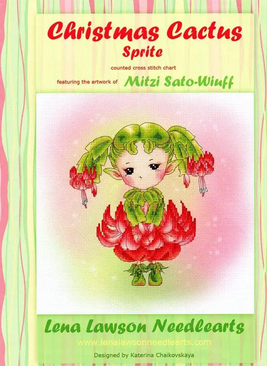 

HH Counted Cross Stitch Kit Mermaid Elf - Gift of Love Handmade Needlework For Embroidery 14ct Cross Stitch Lantern Fairy