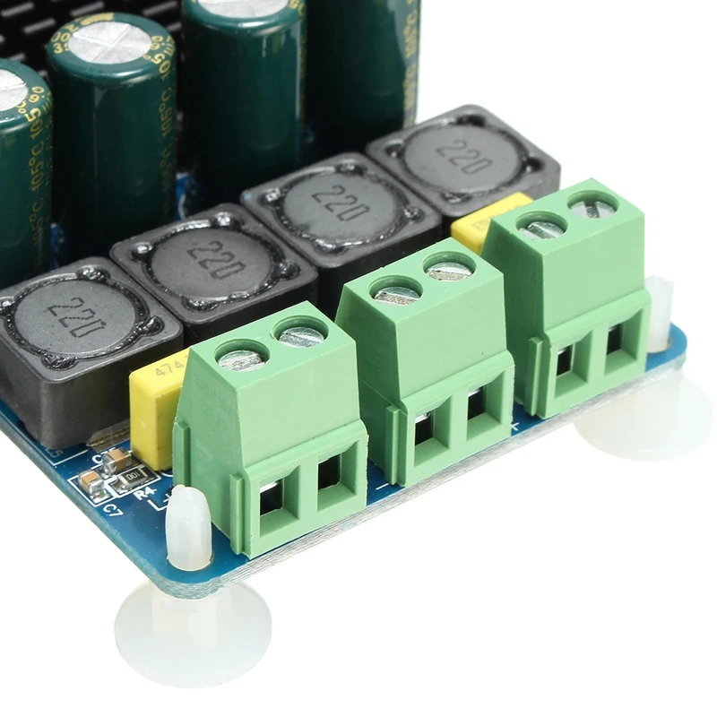 FFYY-TDA7498 2 канала 2X100 Вт Цифровой стерео усилитель мощности плата модуль DC 8-32 В