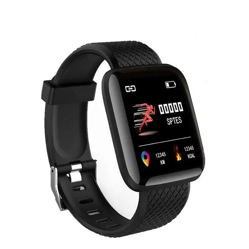 black MeterMall, умные, анти-потеря, многофункциональные, Bluetooth, умные часы, проверка здоровья, пульсометр, кровяное давление, водонепроницаемые, умные часы - Цвет: black