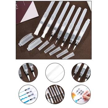 

New 1Set Studenten Watercolor Brush Pen Refillable Brush Ink Pen And Painting Art Supplies