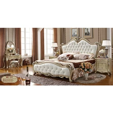 Романтическая кровать в французском стиле, индивидуальный цветной комплект для спальни, роскошный стиль корта