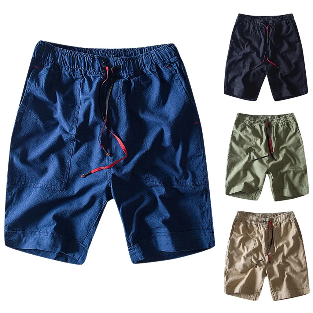 Летние Шорты мужские, быстросохнущие Спортивные шорты высокое качество пляжная одежда мужские короткие штаны дышащии эластичные для