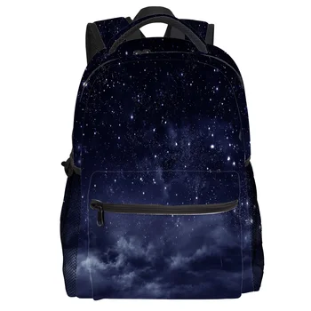 

Starry Sky Star Backpack College Students Wear Resistance Laptop Backpack Book Bag Casual Sports Bags School Bag
