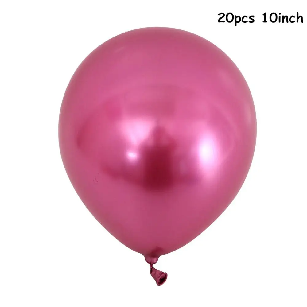 10 inch 20pcs 50 шт. 12 дюймов темно-синий металлик Серебряный Белый Свадебные перламутровые шары на день рождения помолвка День Рождения Выпускной Декор - Цвет: 10 inch 20pcs