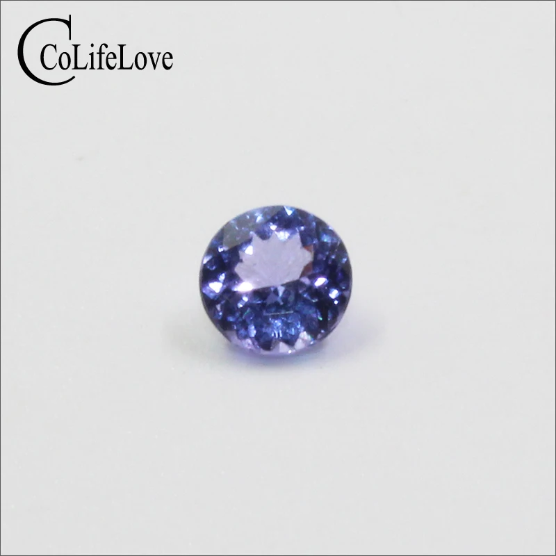 4 Millimetri E 5 Millimetri 100% Naturale Tanzanite Allentati Della Pietra Preziosa Taglio Rotondo Tanzanite Pietra Preziosa Per Monili Fai Da Te