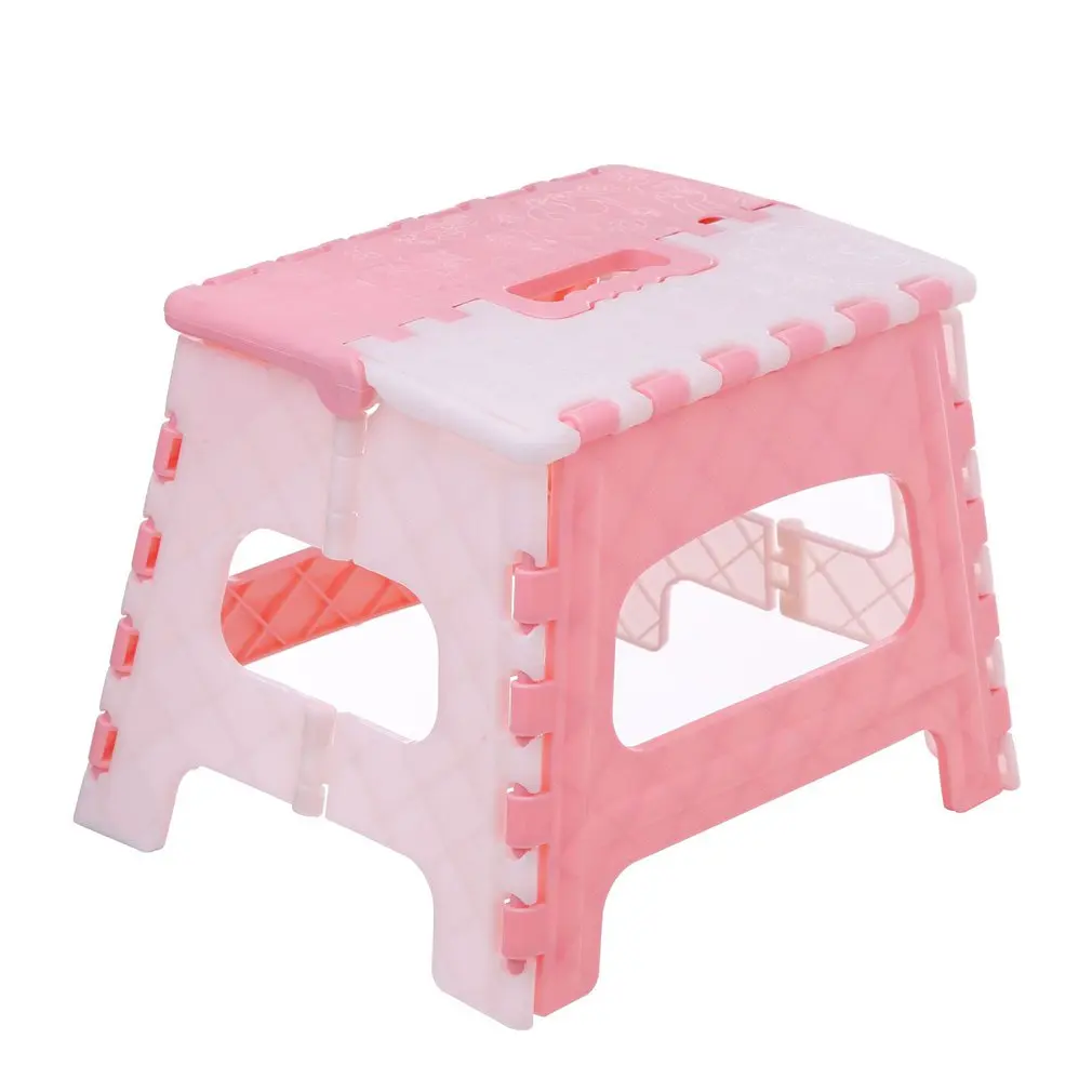 

Folding Step Stool Lightweight Step Stool Mini Cartoon Safe Stool for Kitchen, Bathroom, Bedroom, Kids or Adults