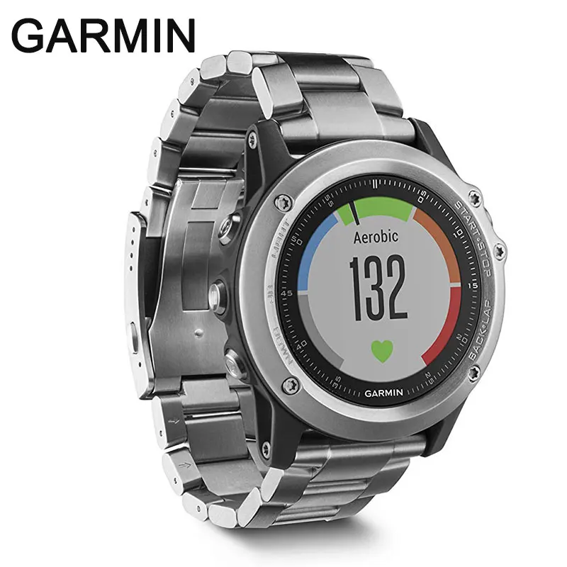 Спортивные часы GARMIN fenix 3 с GPS фитнес трекер для активного отдыха бега гор плавания