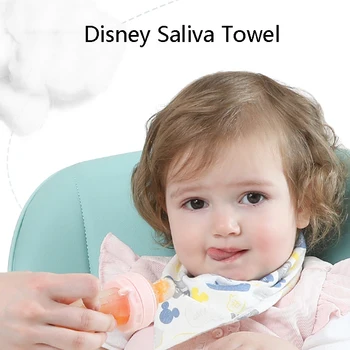 

Disney Triangle Scarf Cotton Bib Newborn Bib Waterproof Baby Triangle Scarf Super Soft Anti-vomiting Milk Summer Thin Section