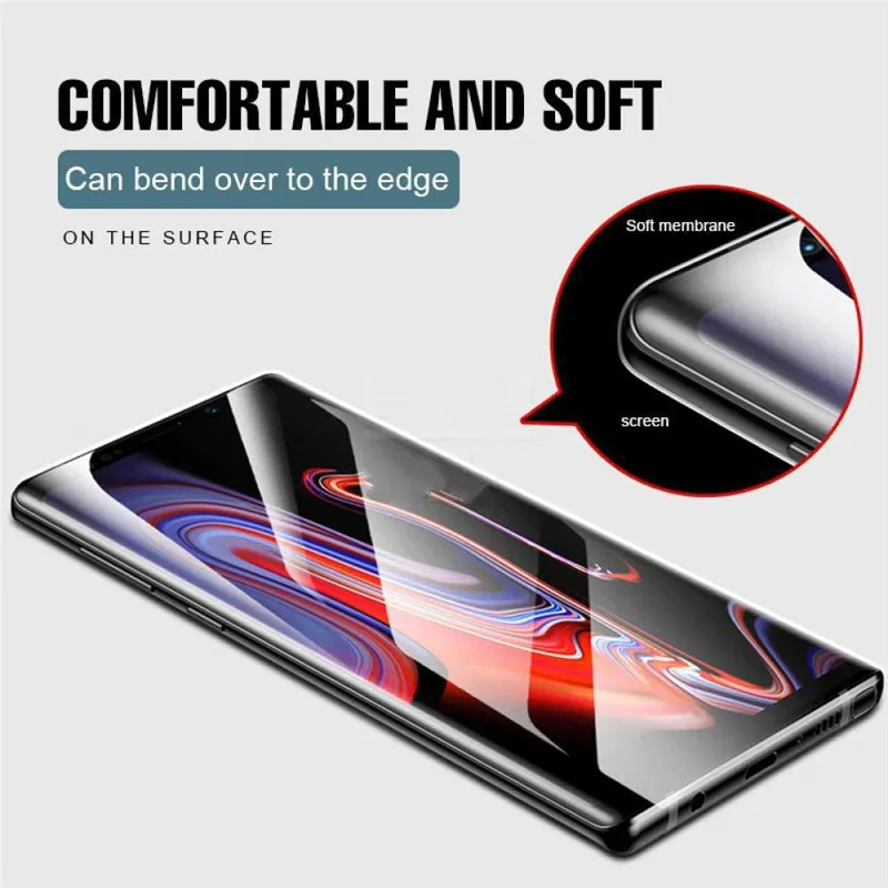 Пленка на весь экран для samsung Galaxy S9 S8 S10 Plus, Гидрогелевая Передняя пленка для samsung s9 plus Note 8 9 10, пленка