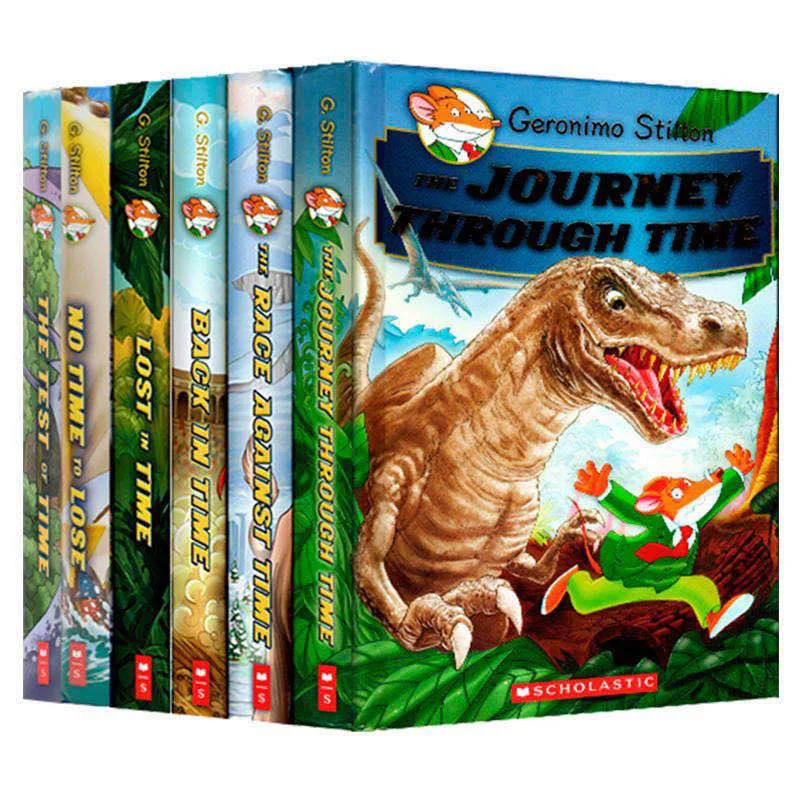 6-15 лет 6 книг/набор Geronimo StilitonThe Journey with Time английская книга для фотографий записей