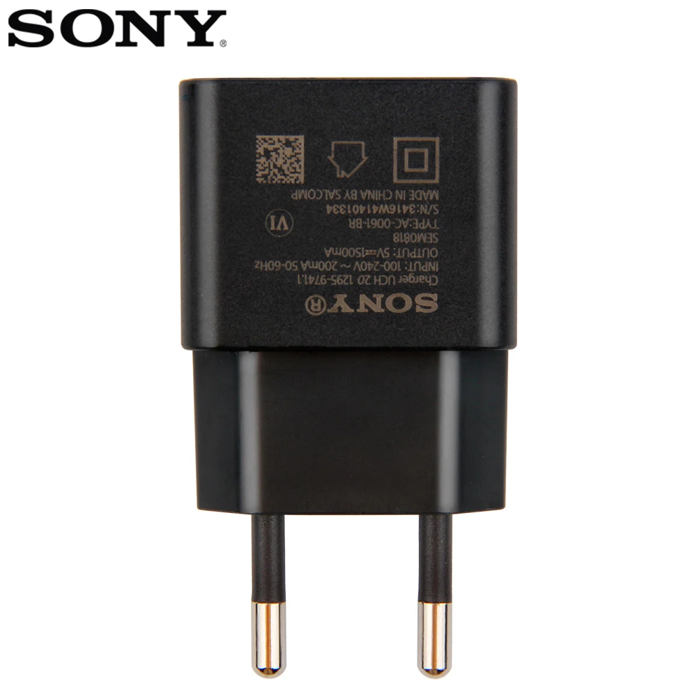 Original SONY Wall Charging Charger Adapter UCH20 For SONY Xperia X Ultra Z5 E6683 Z3 mini  E5 L50w L50t Universal Wall Charger usb 5v 2a Chargers