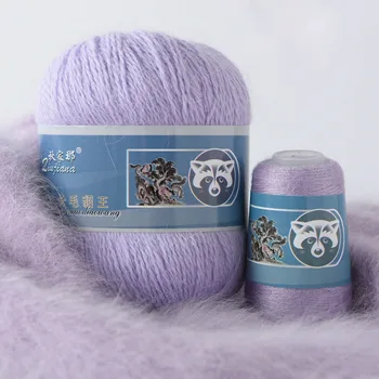 70g Long hair Mink cashmere line Yarn Hand-knitted Cashmere Yarn Anti-pilling Fine Hand-Knitting Thread For Cardigan Scarf 3