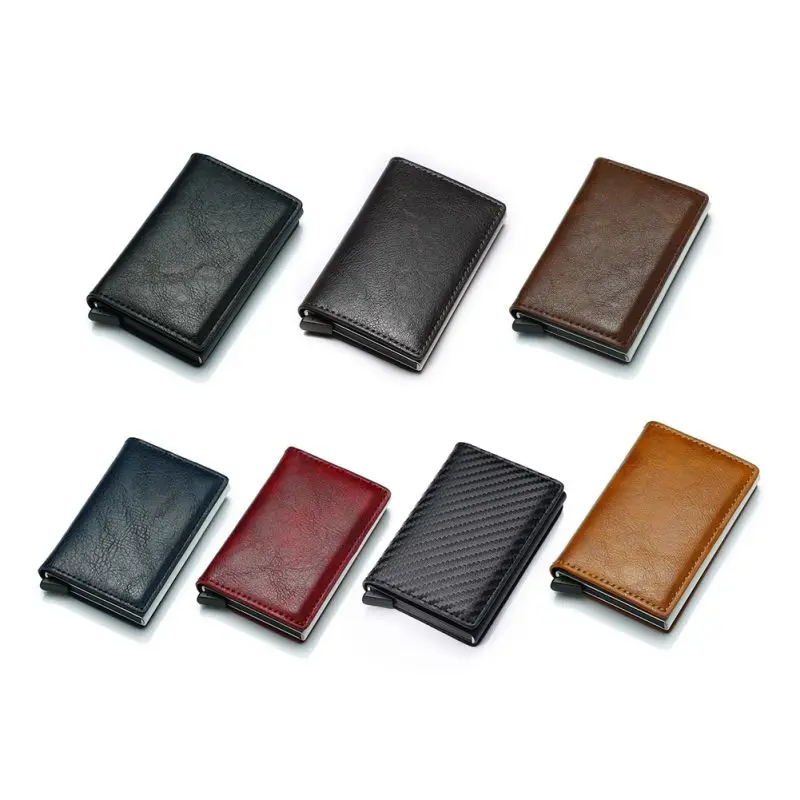 

Hot! Super Thin And Beautiful Rfid Aluminum Alloy Card Bag Wallet Credit Card Retro Frame Fashion Card Holder Accessories