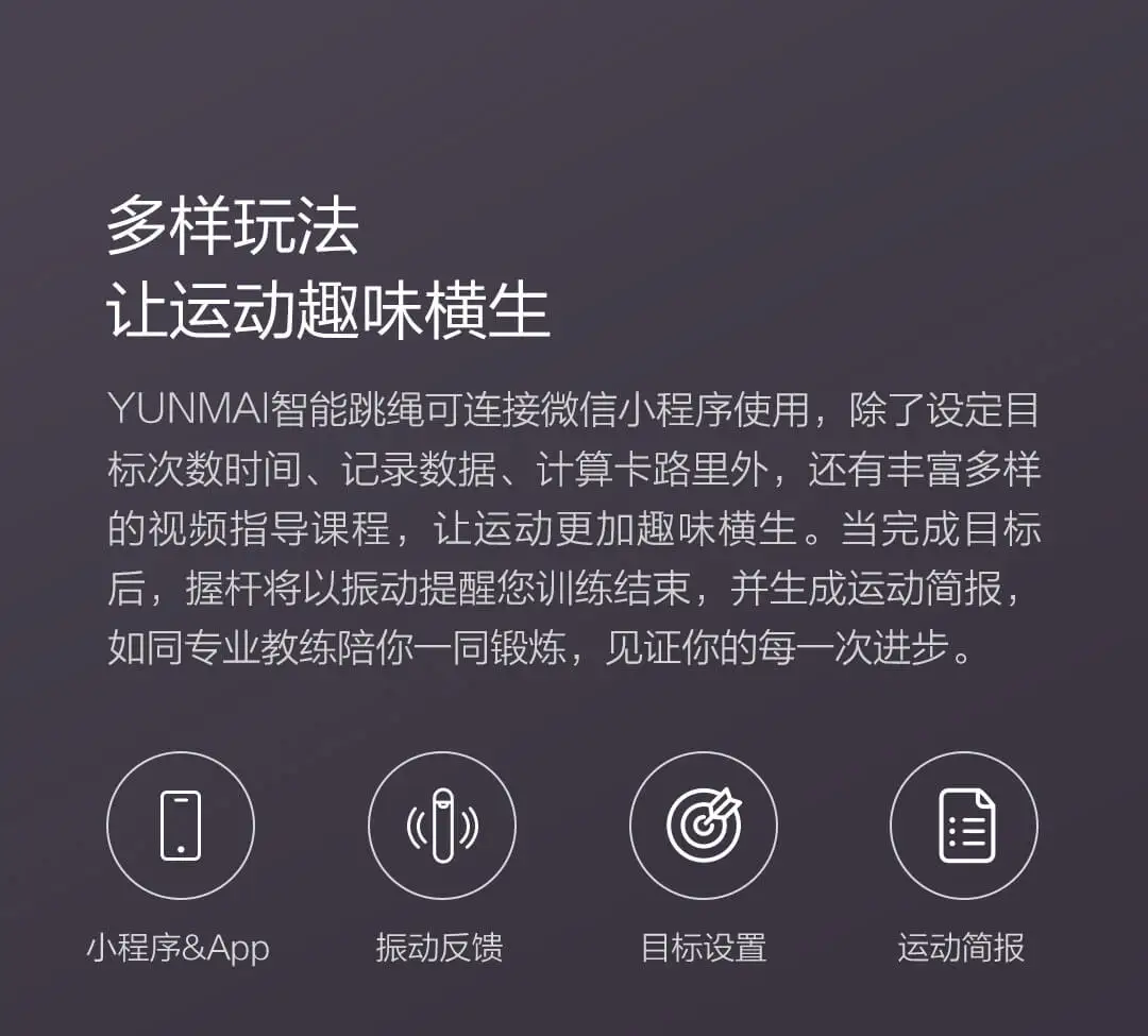 Новое поступление Xiaomi Mijia Youpin YunMai интеллектуальная тренировочная Скакалка умное подключение приложение USB зарядка Регулируемая износостойкая