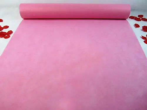 Pink 2 м, Width-15M, 25 м, 50 м, ковер для свадебной вечеринки, красный, белый, для украшения прохода, для дома, улицы, пляжа, свадьбы, толщина: 0,8 м - Цвет: Pink