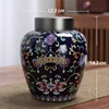 Blue ceramics Urn