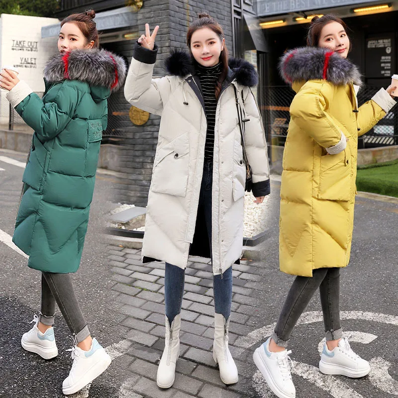 

Students Bread down Jacket Cotton-padded Clothes Women's Mid-length 2018 New Style INS Cotton-padded Clothes Cotton-padded Jacke