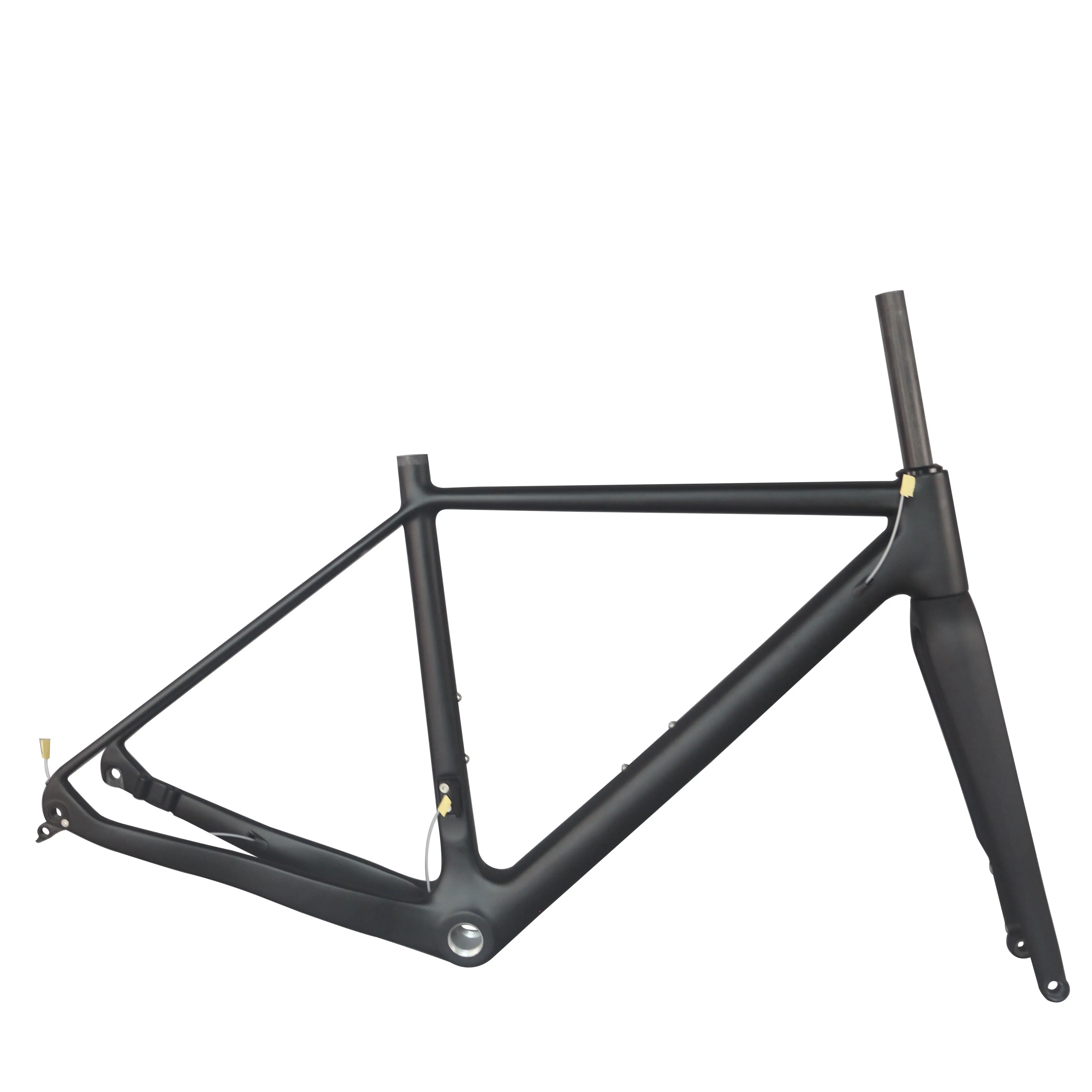 

Full Carbon T700 Black Matte 100X12mm Or 100X15mm Fork Gravel Frame GR029 Without Seatpost