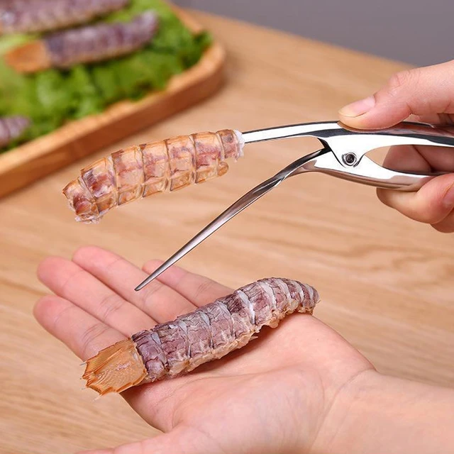 Shrimp peeler Stainless Steel Seafood Peeler Prawn Shrimp Fishing