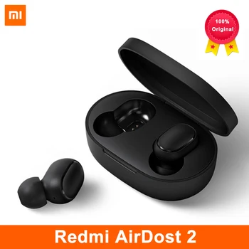 

2020 new mijia Xiaomi Redmi AirDots 2 Wireless Bluetooth 5.0 Charging Earphone In-Ear stereo bass Earphones Earbuds