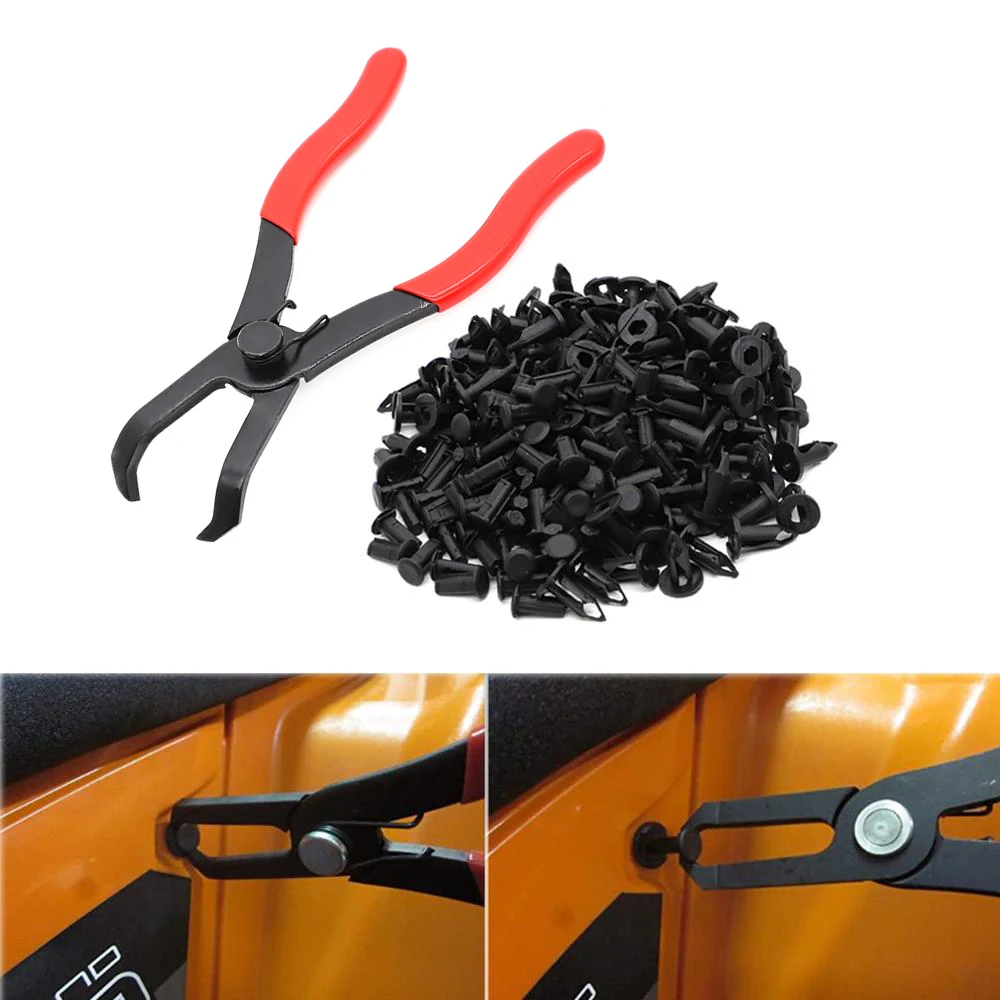 ATV Accessories ATV UTV Plastic Rivets Body Rivet Pliers Tool For Polaris Sportsman 550 850 RZR 570 800 Can-Am Ranger Trail