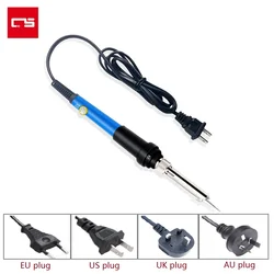 Fer à souder électrique à température réglable, chauffage interne, prise EU/AU/US/UK, Kit de pointe de fer à souder, crayon de soudage, outils de réparation 