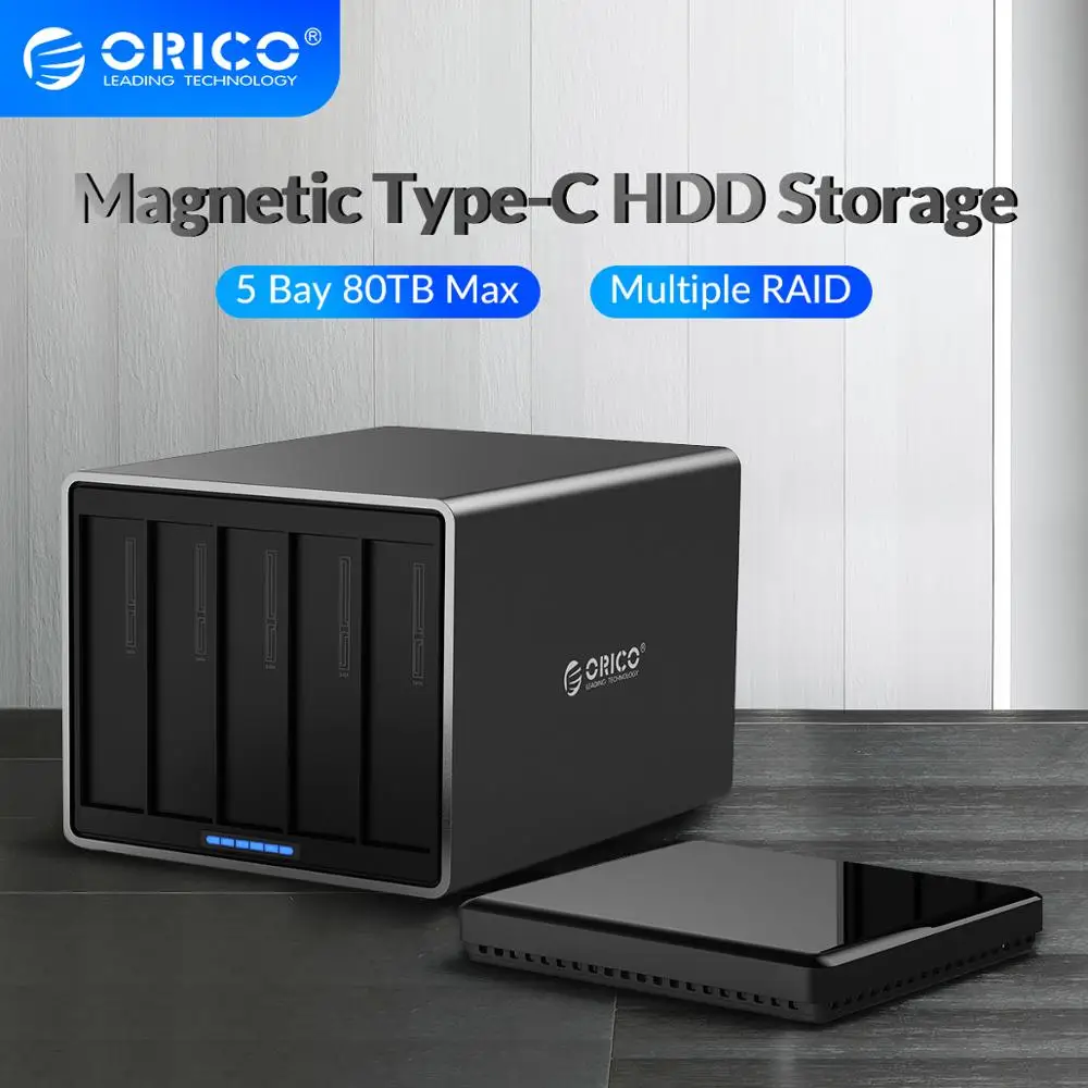 ORICO NS серии 3 5 дюймов Bay TypeC с RAID HDD ограждение Alumium Гбит/с док-станция Поддержка 80 ТБ