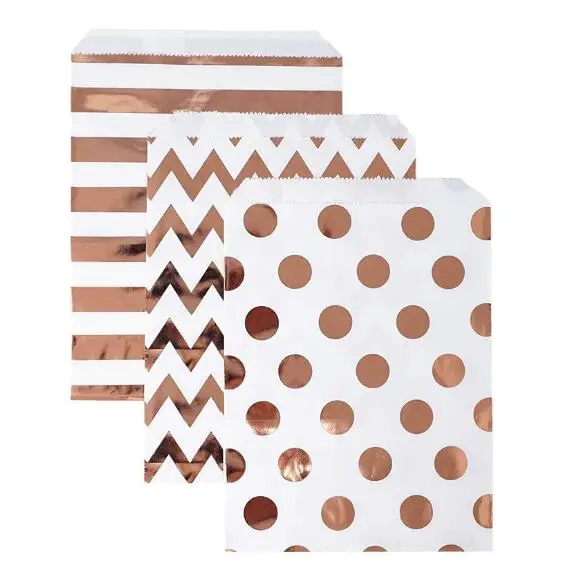 25 шт. сумки для конфет высококачественные вечерние бумажные пакеты в горошек