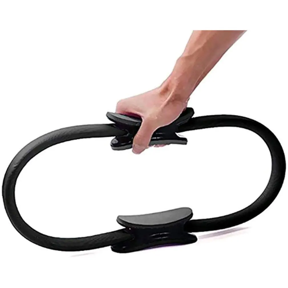Ring Pilates Circle 38cm diameter Pilates Ring Double Handle Yoga Hoops Circle For Home Fitness