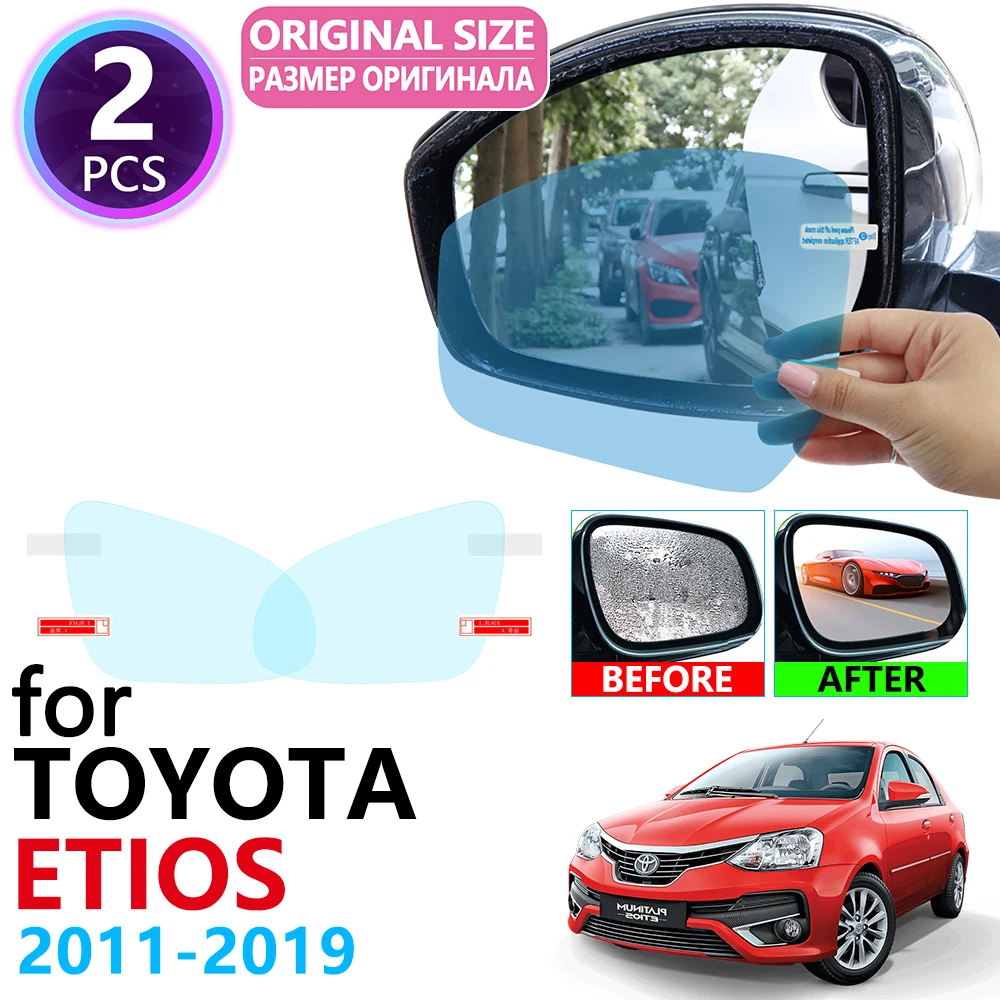 Для Toyota Etios Liva Valco Cross 2011 ~ 2019 полное покрытие зеркала заднего вида непромокаемая
