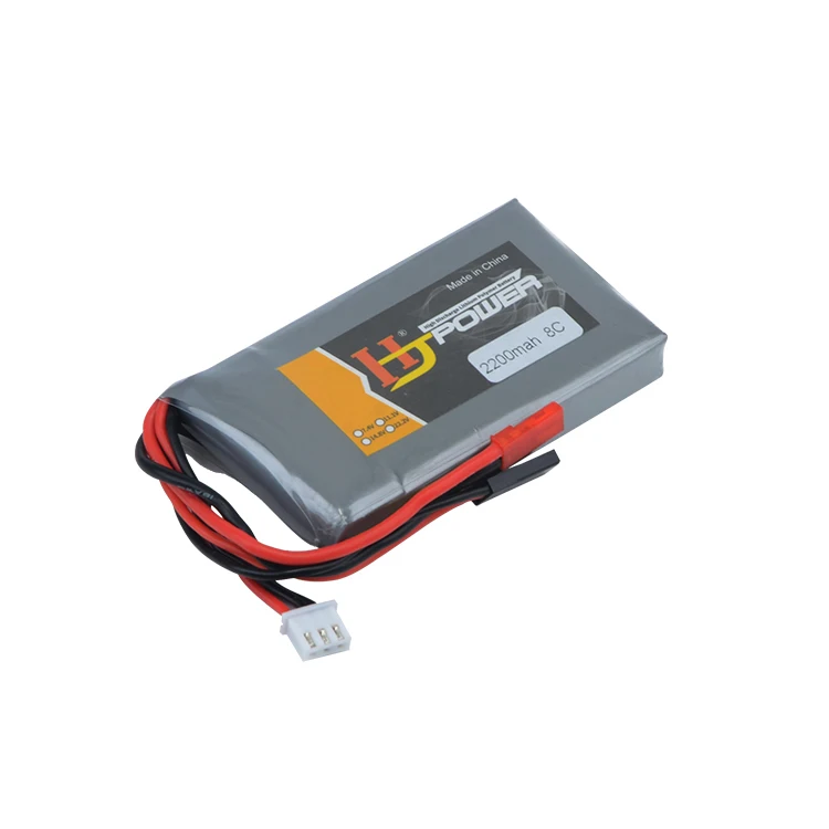 RC Li-Polymer 2S 7,4 V 2200MAH 8C Lipo батарея для Flysky GT3B T6/Futaba 14SG 2,4 Ghz FASSTest 14ch t10J передатчик